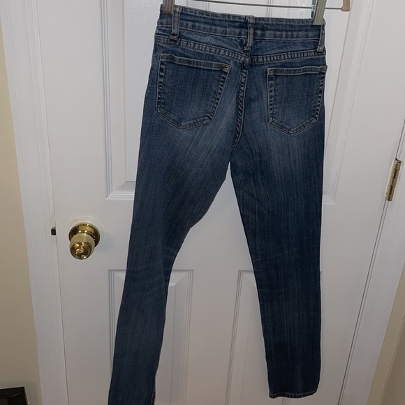 Denim Jeans size 24 straight leg low rise - Picture 4 of 6